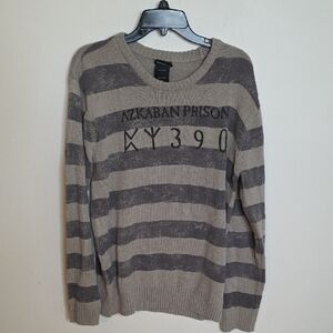 Warner Bros. Harry Potter Azkaban Prison  Knit Sweater Sz Medium